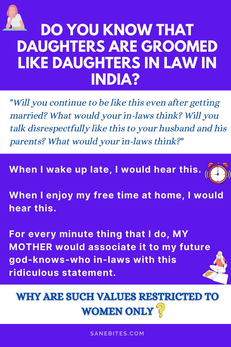 compromises made by daughters in law