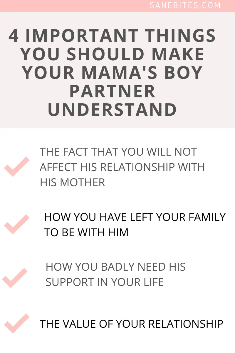 should a mama's boy change after marriage
