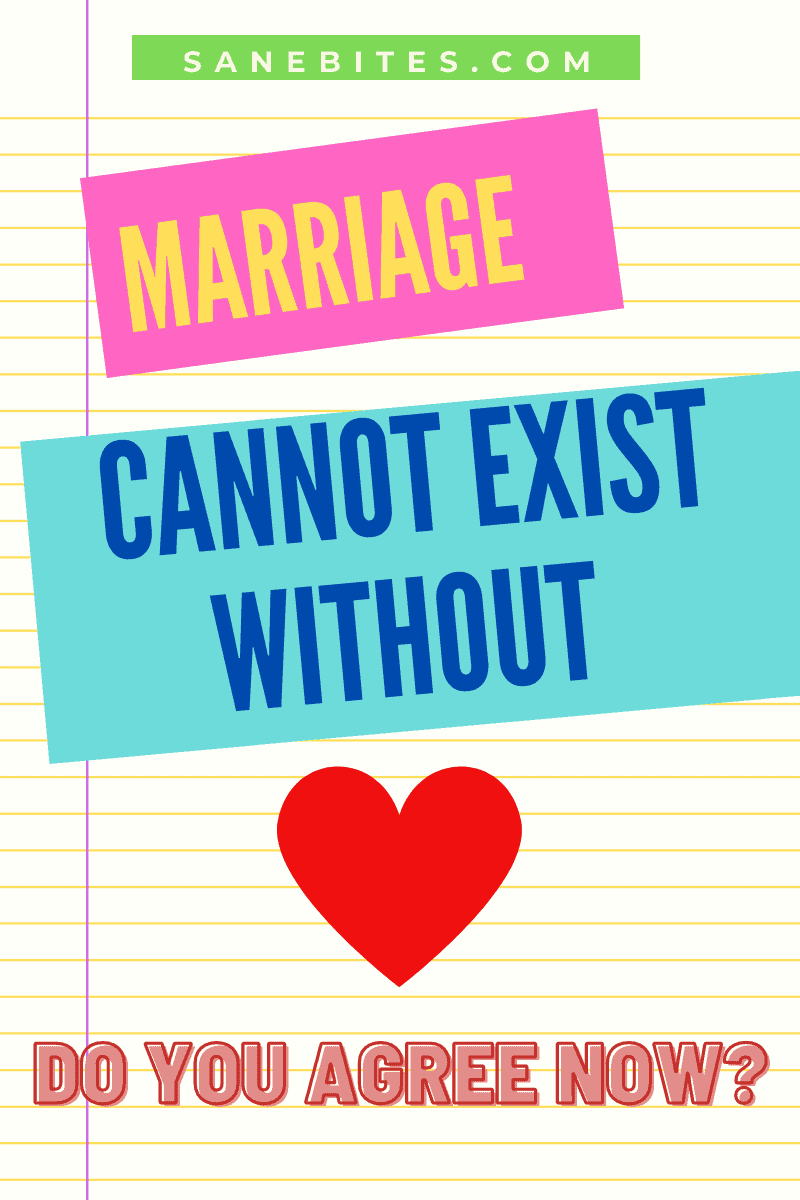 can a marriage last without love