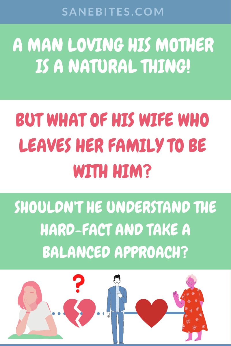 what are the signs of a mama's boy husband