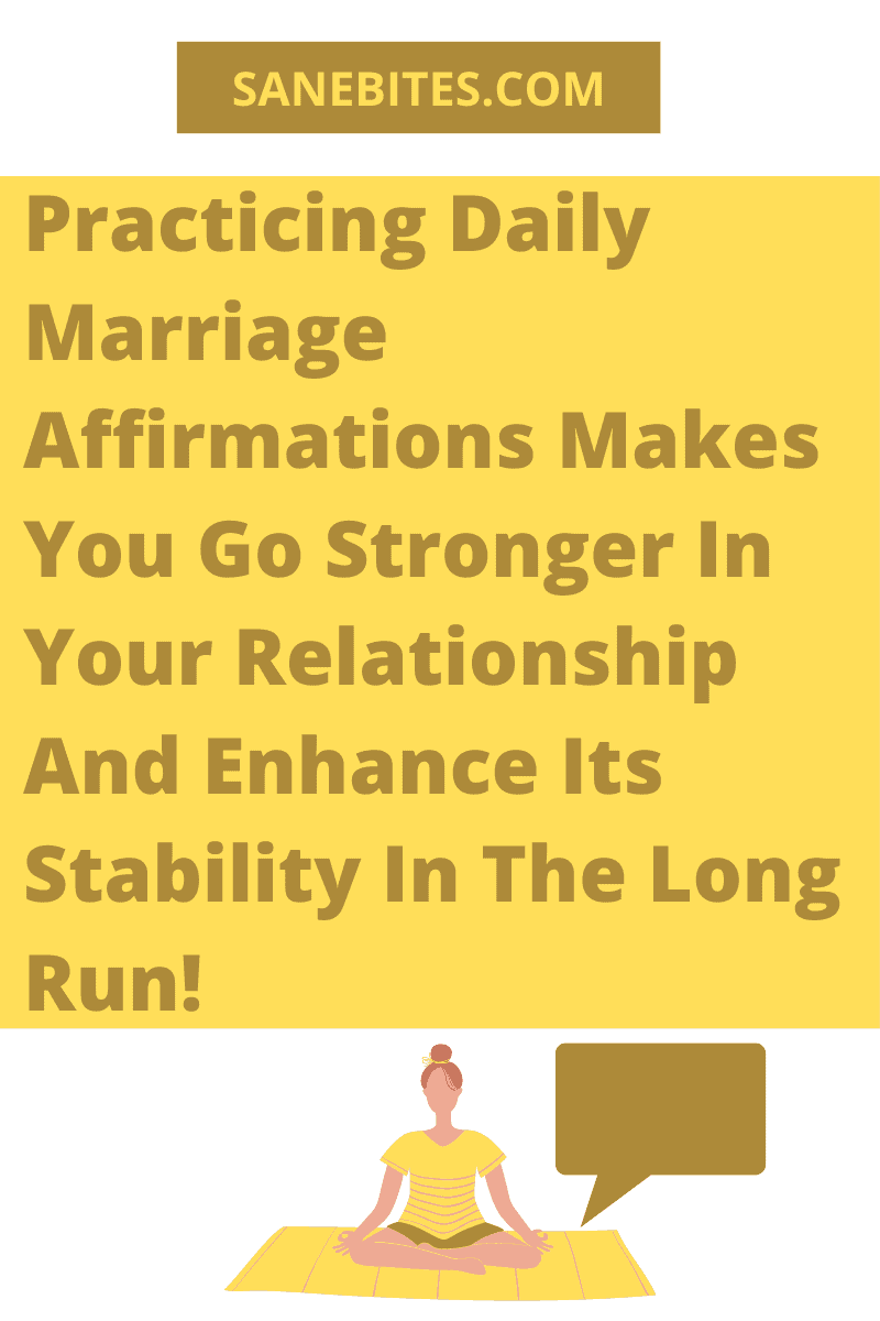 Positive marriage affirmations for couples to use daily