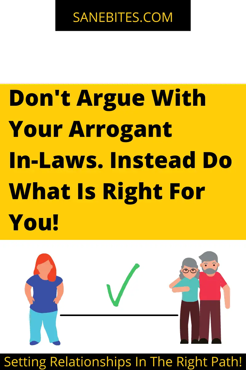How to deal with disrespectful in laws