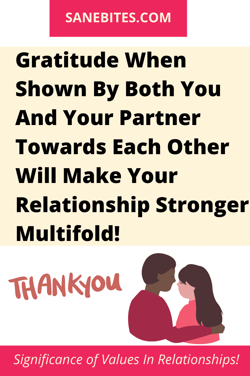 The effects of gratitude in relationships